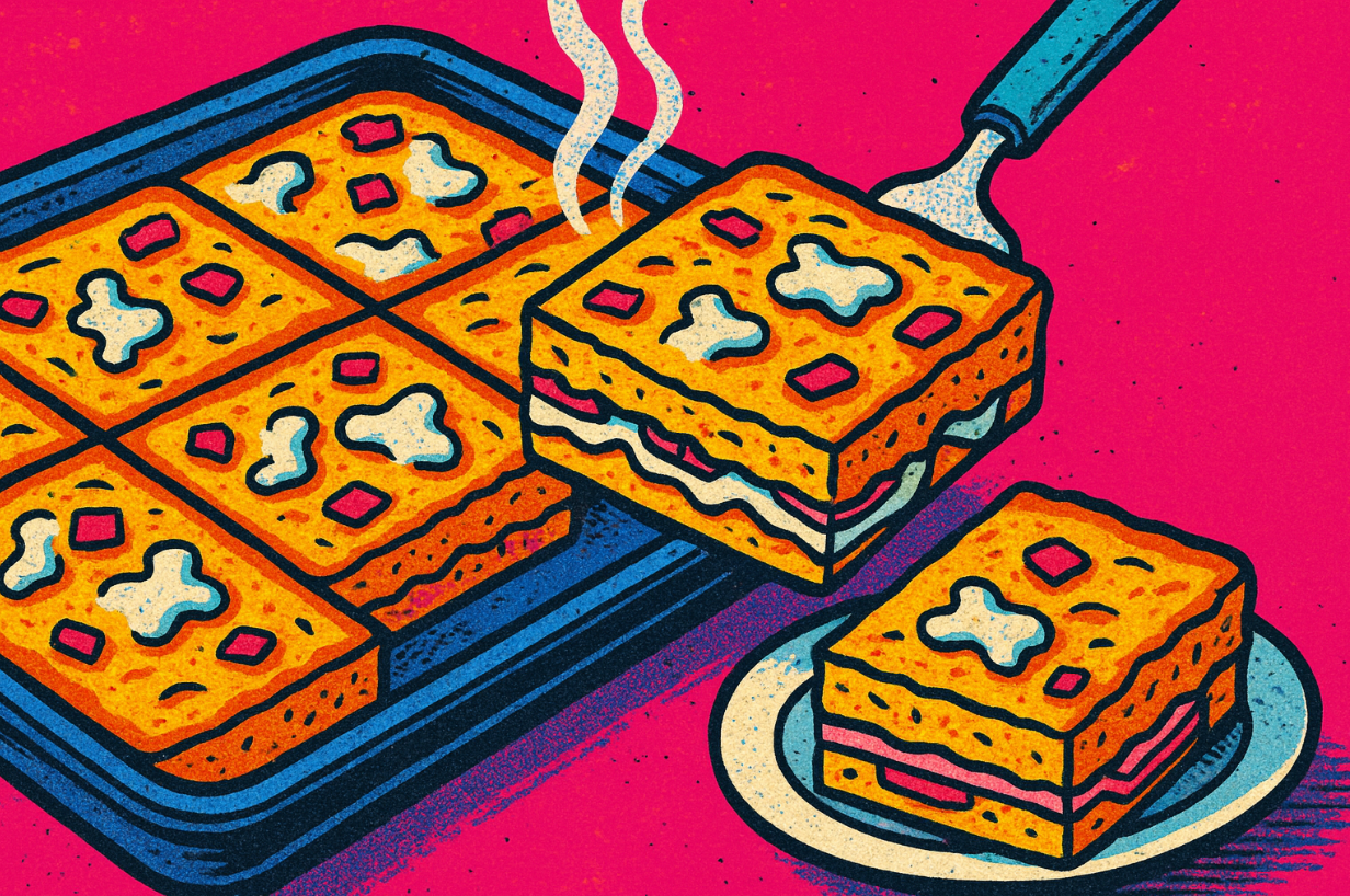 Smash 2 Italian Favorites Together. Create a Farinata Pizza (Ham & Mozzarella)